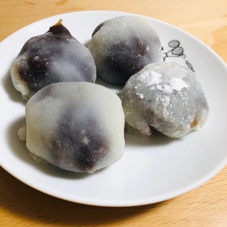 レンジで簡単♪白玉粉で大福